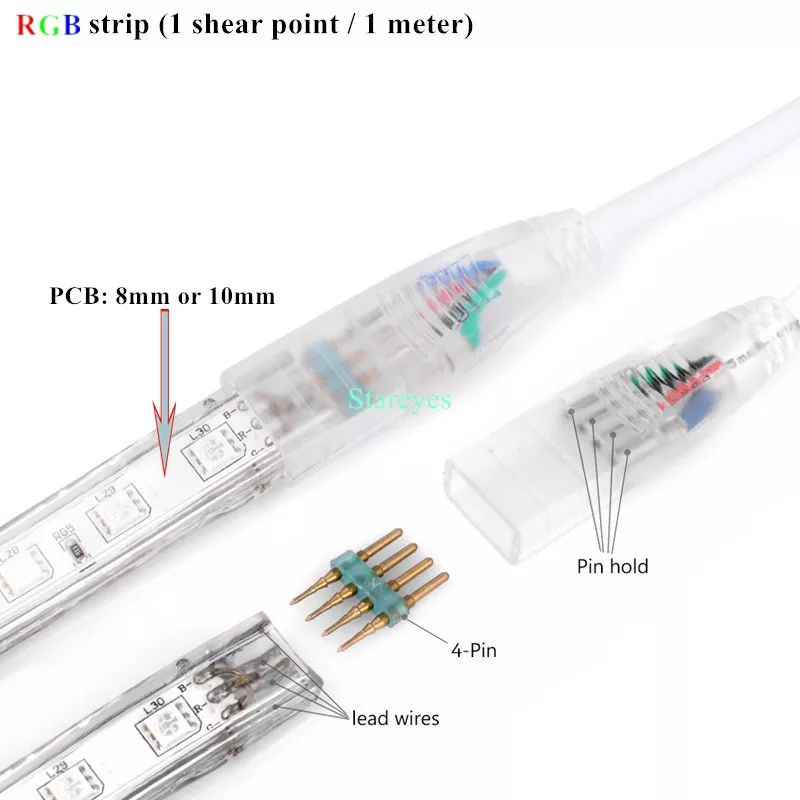 LAMPU LED SELANG SMD 5050 RGB 100M WARNA WARNI MULTICOLOR FULL COLOR AC 110V - 220V HIAS  STRIP UNTUK PLAFON WATERPROOF POHON 100 METER