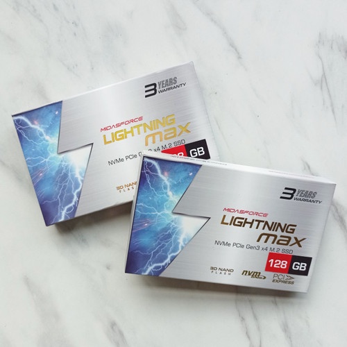 M.2 NVME 256GB MIDASFORCE M2 NVME 256GB MIDAS PCIe Gen3 x4 SSD + BAUT