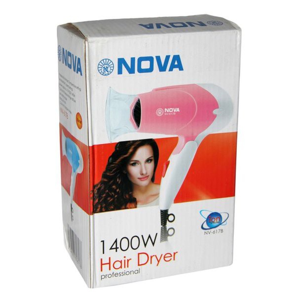 Nova Hair Drayer Professional NV 167B 1400W / Pengiering Rambut / Alat Kecantikan Wanita