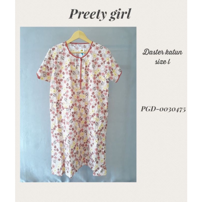 Daster Katun Pretty Girl/Daster