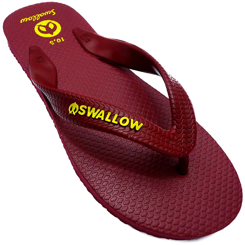 Sandal Jepit Swallow Premium Bali [RED Maroon] | Size tersedia Uk. 9.5 - 11.5 Warna Merah Maroon [SW