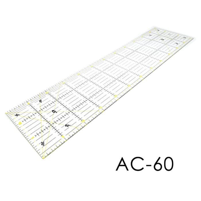 

FREYA Quilting Ruler 15x60cm - Penggaris Jahit Quilting AC-60