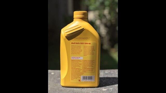 OLI SHELL HX5 15W-40 GALON 1 LITER VERIFIED QR BARCODE OK