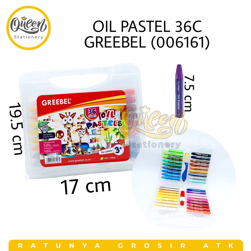 

1 SET OIL PASTEL 36C GREEBEL (006161) / KRAYON / CRAYON / ALAT MEWARNAI