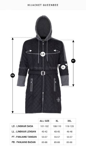 ⭐BUY 1 GET 2 GIFT⭐  HIJACKET® QUEENBEE JAKET MUSLIMAH ORIGINAL-4