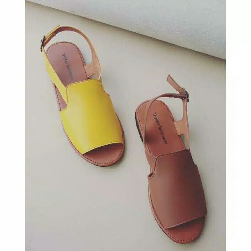sandal wanita triblee footwear flat