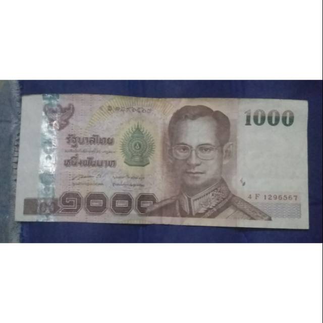 Uang seribu bath Thailand