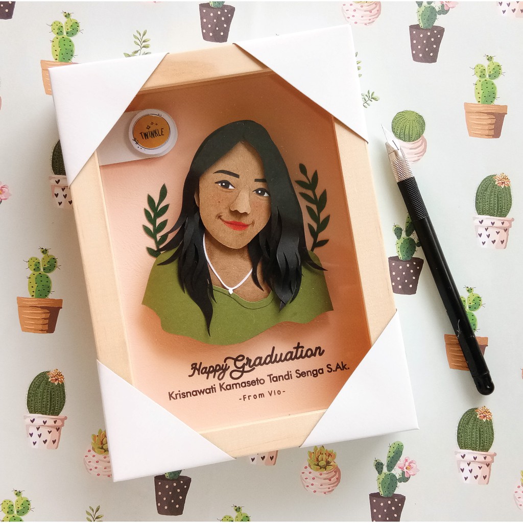 

PERSONAL GIFT | PAPERFACE *5R | CUSTOM GIFT | HADIAH UNIK 3D