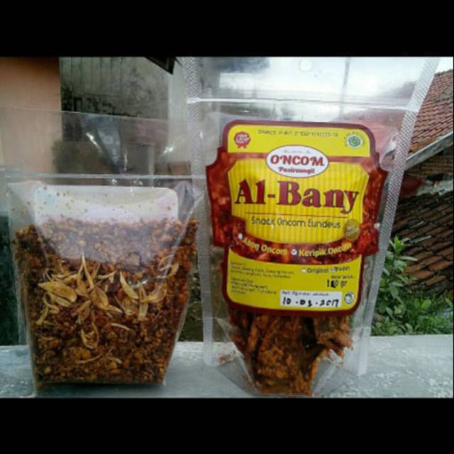 

Kripik oncom dan abon oncom kemasan 1kg Al bany asli pasirreungit