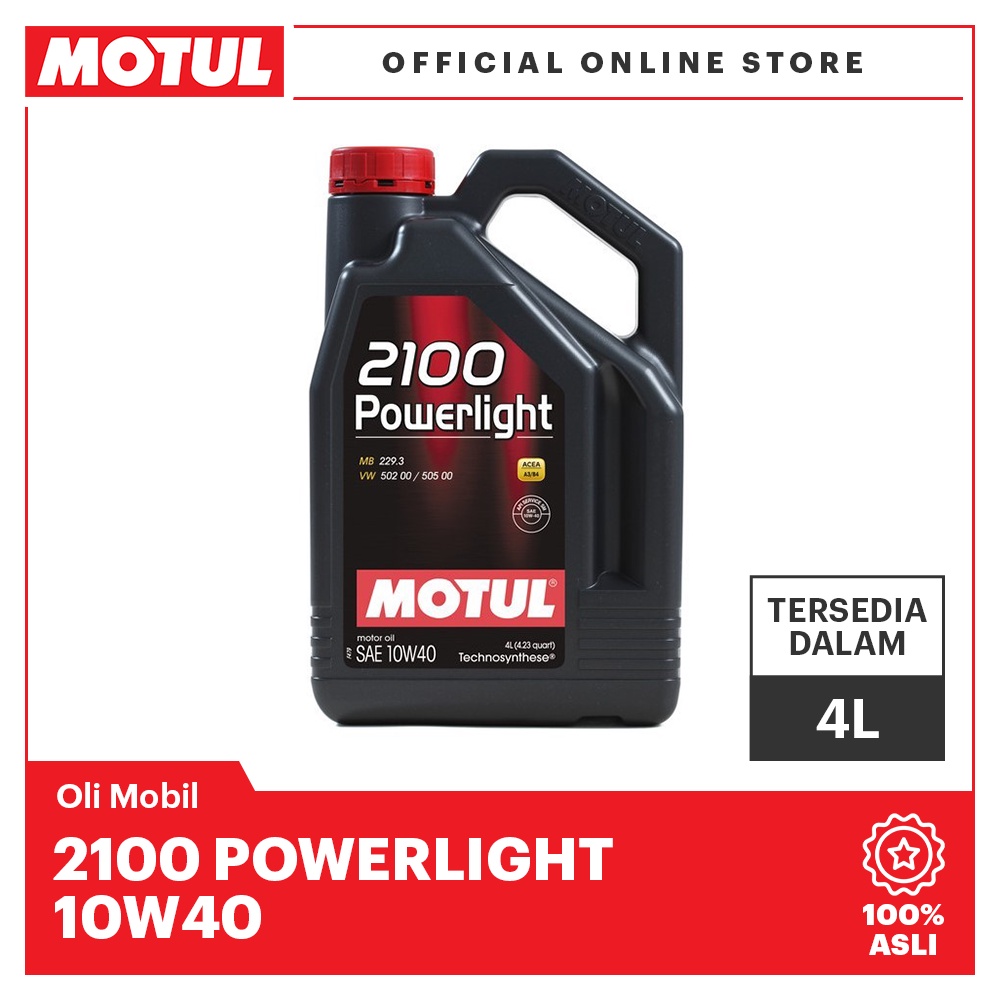 Oli Mobil Motul 2100 POWERLIGHT 10W40 4L