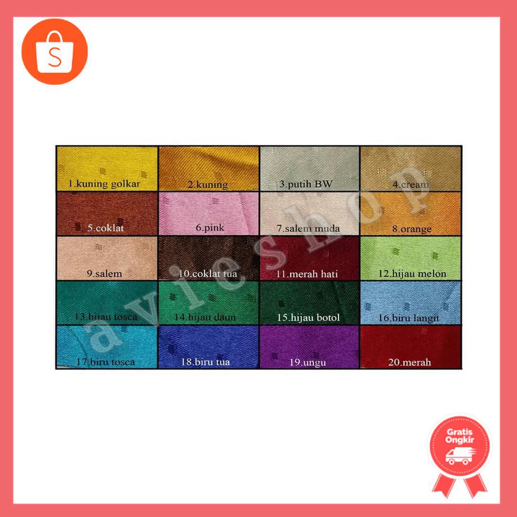 BAHAN KAIN GORDEN SATIN / SATEN BINTIK