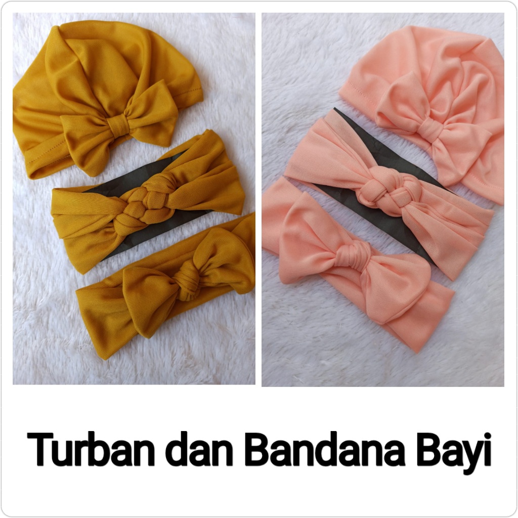 Topi Bandana Turban Bayi