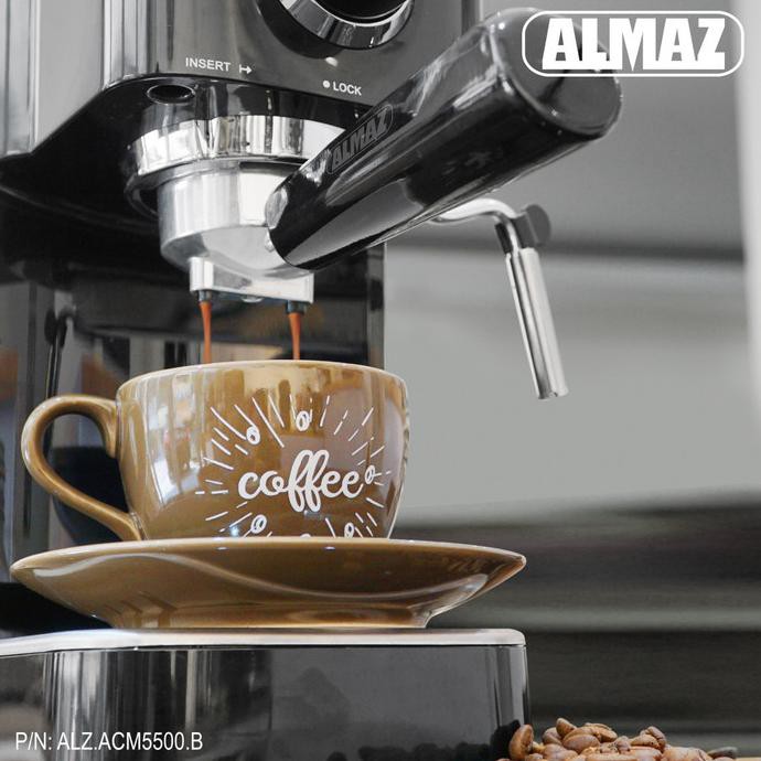 Coffee Maker Almaz Acm5500 Black Espresso Machine Naptin111