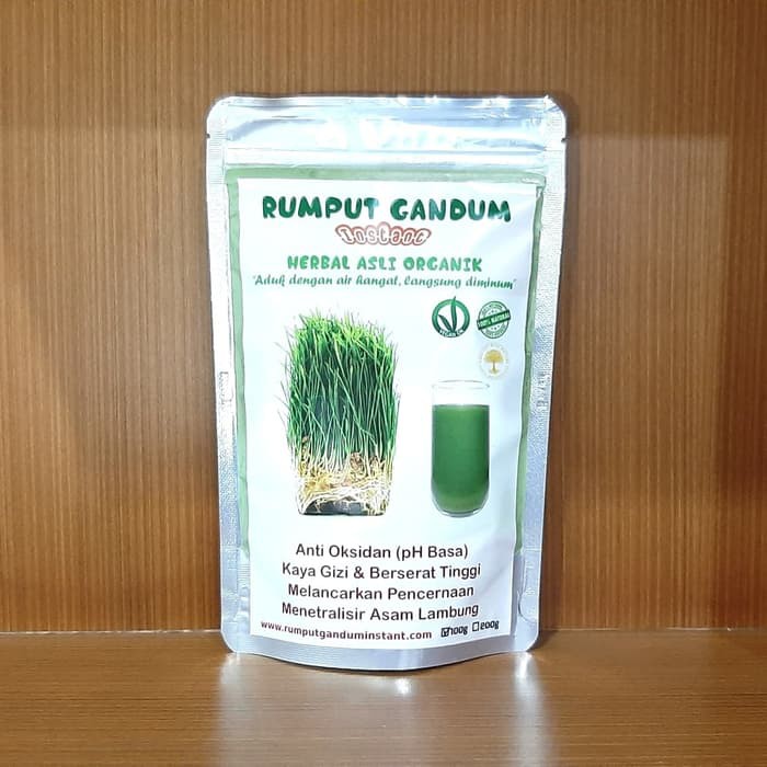 

Rumput Gandum Instant Bubuk Ekstrak (Wheatgrass Extract Powder) 100g