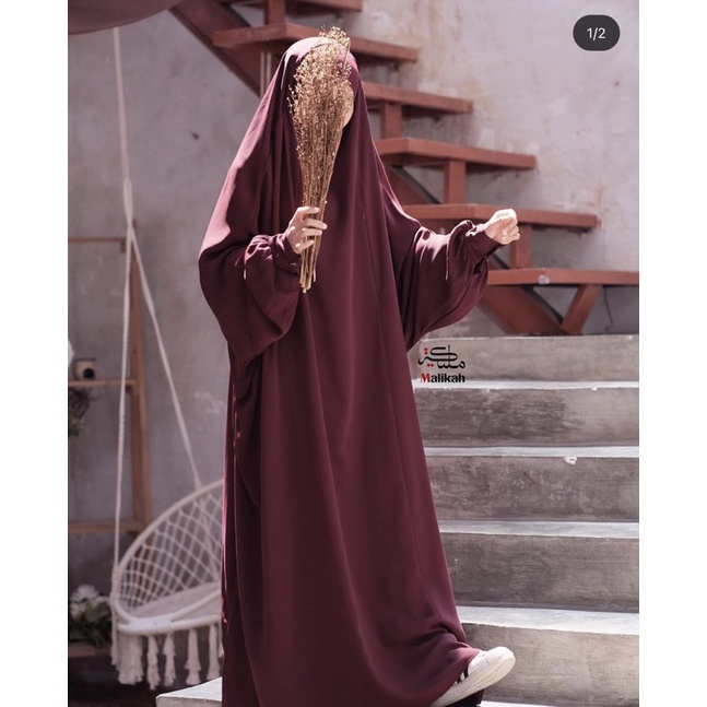 MIA FRENCHKHIMAR OVERHEAD DARK CHERRY BY MALIKAH