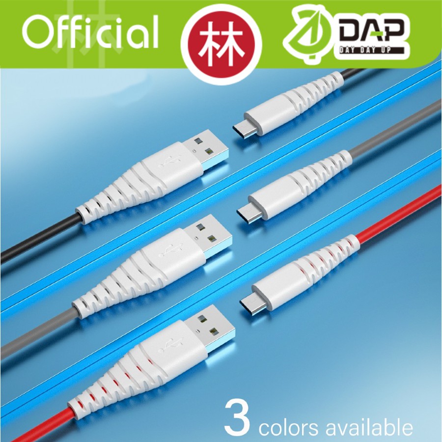 DAP D-S30MT Data Cable 2in1 Micro USB &amp; Type-C Fast Charging 2.4A