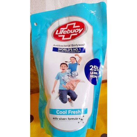 Sabun mandi cair lifebuoy 400ml cool fresh