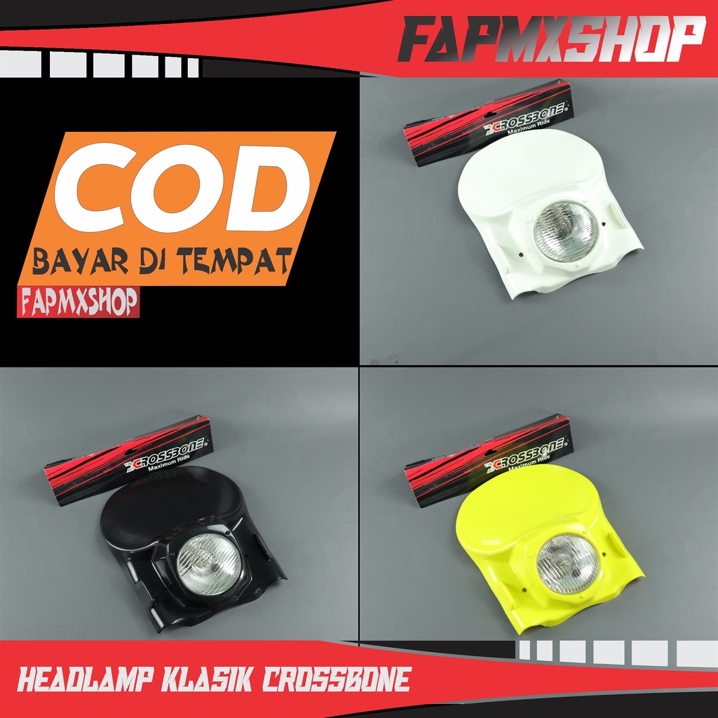 

Reflector Lampu Klasik Merk XCROSSBONE TS RM Trail Adventure