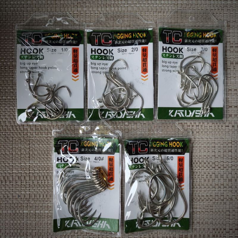 KATYUSHA jigging hook  (mata kail jigging lubang)