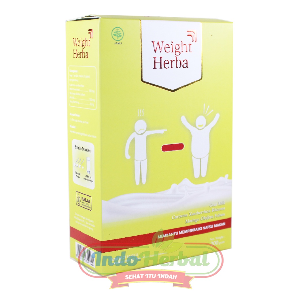 Susu Weight Herba Original 200gr - Membantu Memperbaiki Nafsu Makan - Menambah Berat Badan