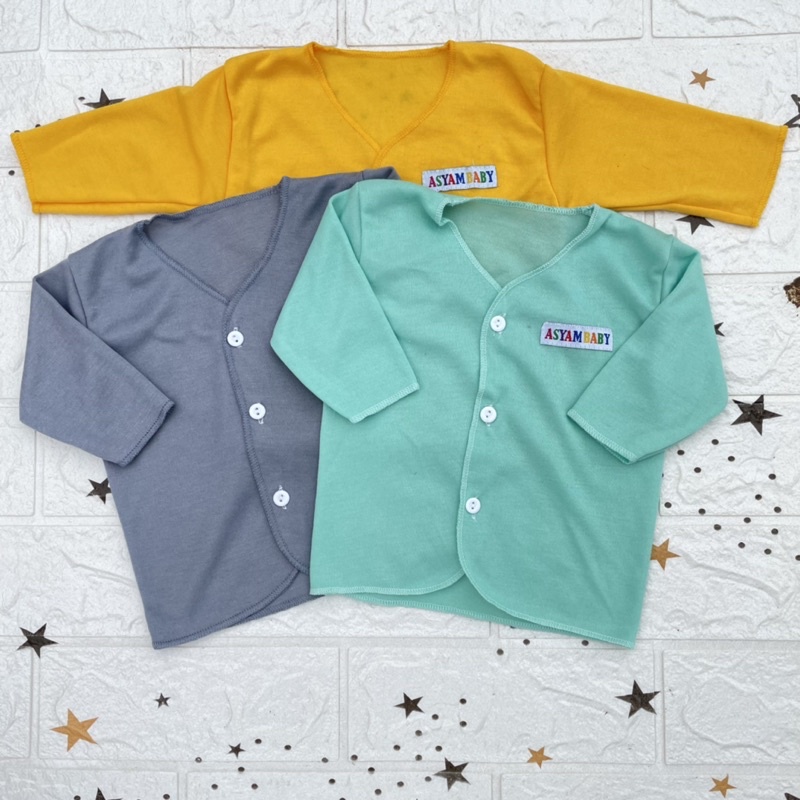 Baju Bayi Lengan Panjang Baju Bayi Baru Lahir Baju Bayi Newborn Atasan Bayi Hampers Bayi Baru Lahir DNW BABY