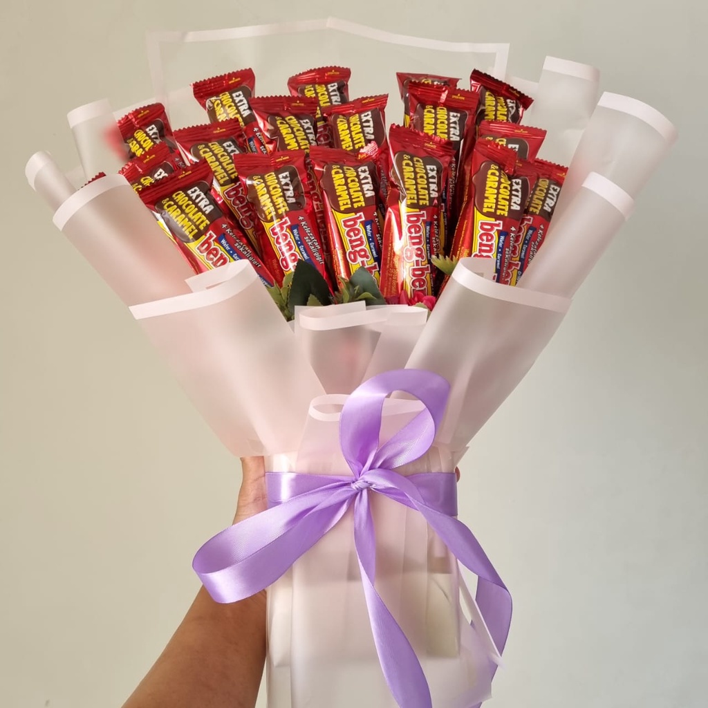 Buket Bouquet wisuda-acara besar-mahar boneka coklat snack bisa request