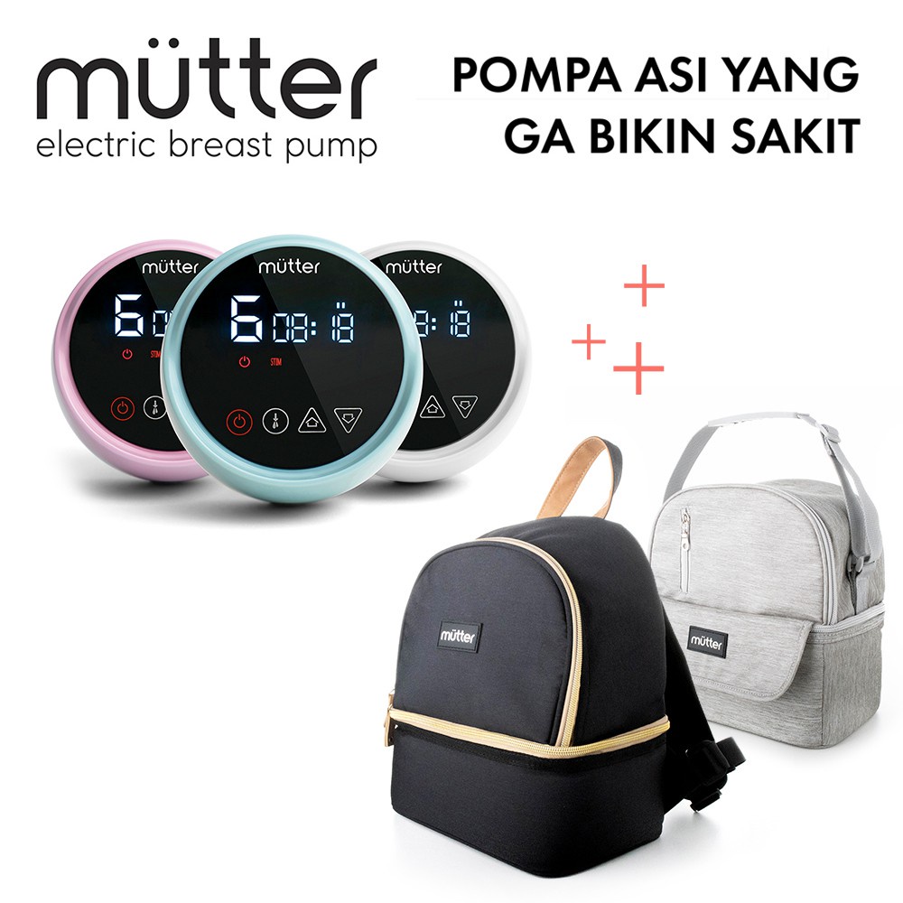 Makassar - Mutter Pearl Pompa Asi Elektrik + Mutter Cooler Bag Bundling