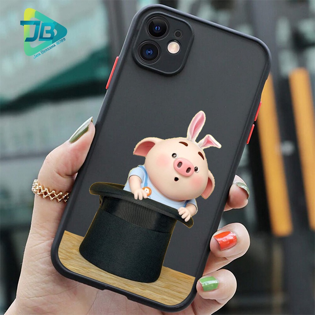 SOFTCASE DOVE PIG CUTE OPPO VIVO SAMSUNG XIAOMI REALME IPHONE ALL TYPE JB5010