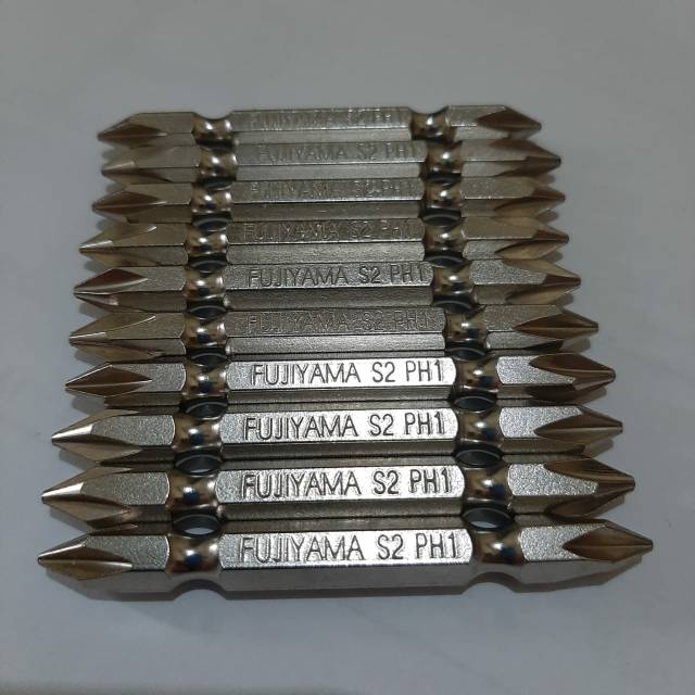 Paket 10pcs Mata Obeng Gypsum PH1 / Mata Obeng angin Buat Sekrup PH1 x 65mm