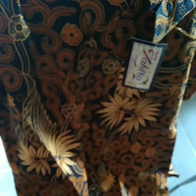 Cpk Risna Batik Hrb026 Kenongo Hem Kemeja Batik Pria Lengan Pendek  Katun Primis Halus M L Xl