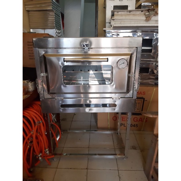 oven gas otomatis / oven gas matic full stenlis 8054