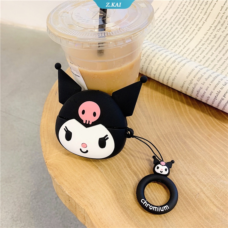 Casing Silikon Motif Kartun Sanrio Kuromi Pom Purin Untuk Simpan Earphone Wireless Bluetooth Apple AirPods 1 / 2 / 3 pro