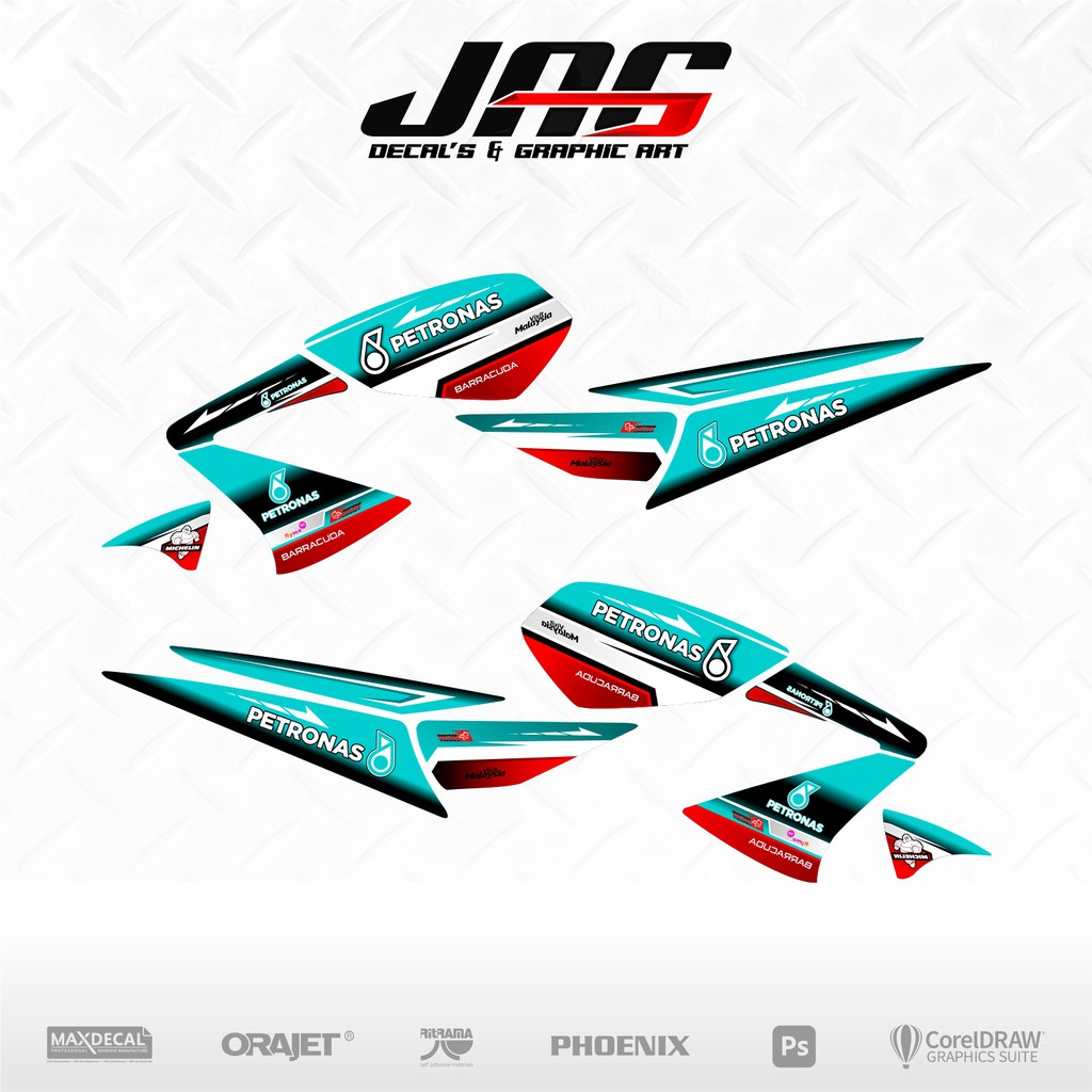 Striping vixion old variasi model petronas