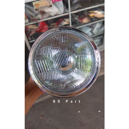 Lampu depan Tirev Autopal Headlamp Tiger revo reflektor H4 autopal Depo