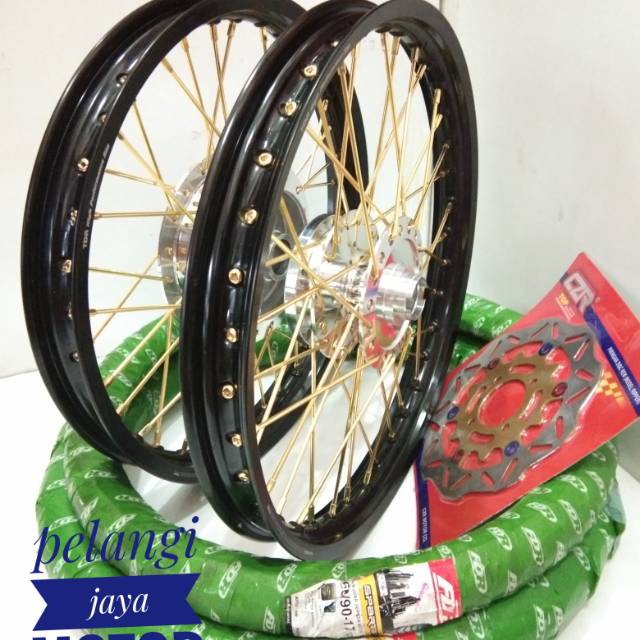 Paket Velg Tdr Ori Komplit.Velg - Tromol - Cakram - Jari - Band - Plus Rakit  Cb150R Old - Cb150New