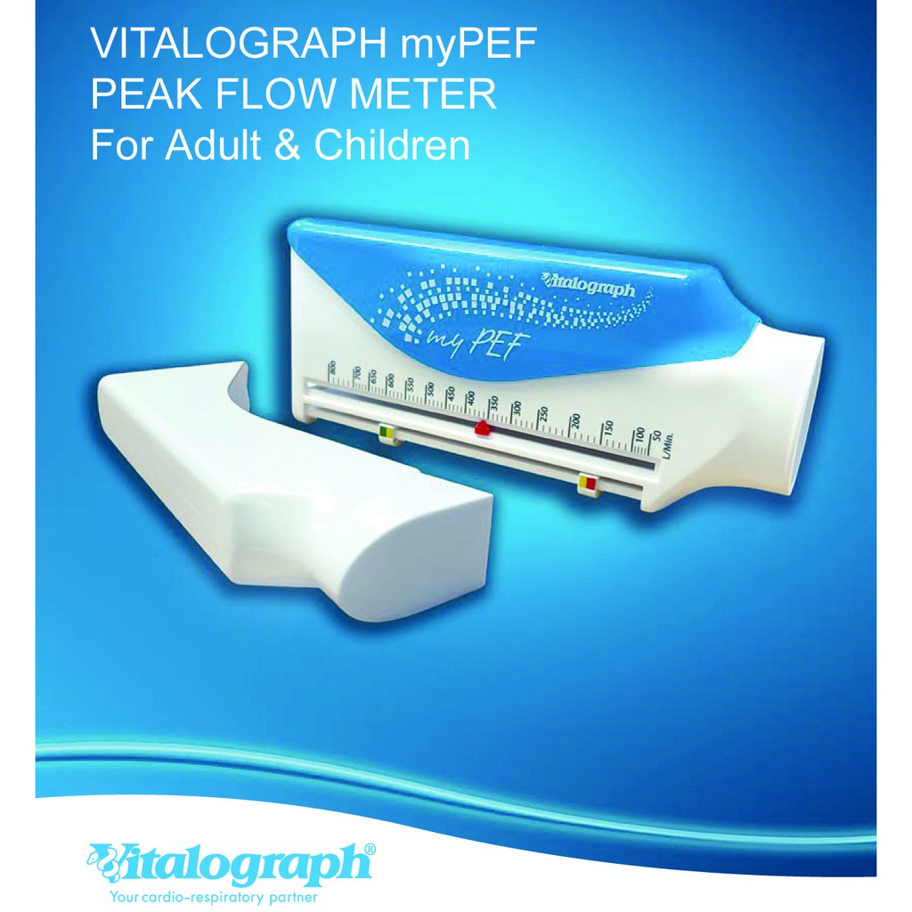 Jual VITALOGRAPH Peak Flow Meter Alat Cek Asma Dewasa Anak Shopee