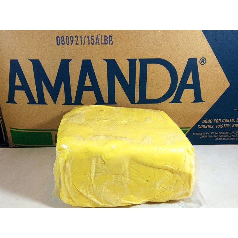 Mentega Amanda Kuning 500gr [REPACK] - Margarine Serbaguna