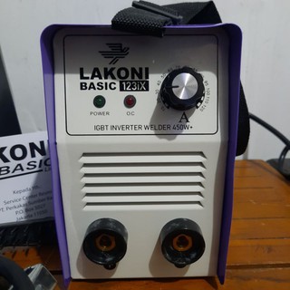 Mesin Las Lakoini 450watt Basic 123iX Travo Las Inverter 450watt Lakoni