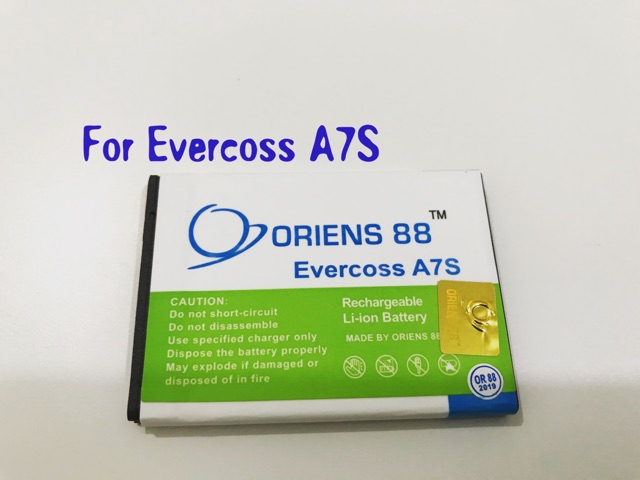 (P) Baterai batre battery EVERCOSS A7S double power/IC ORIENS88