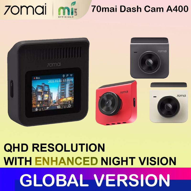 70MAI DASH CAM A400 / A400S SET 1440P DASHCAM CAMERA MOBIL KAMERA GLOBAL VERSION