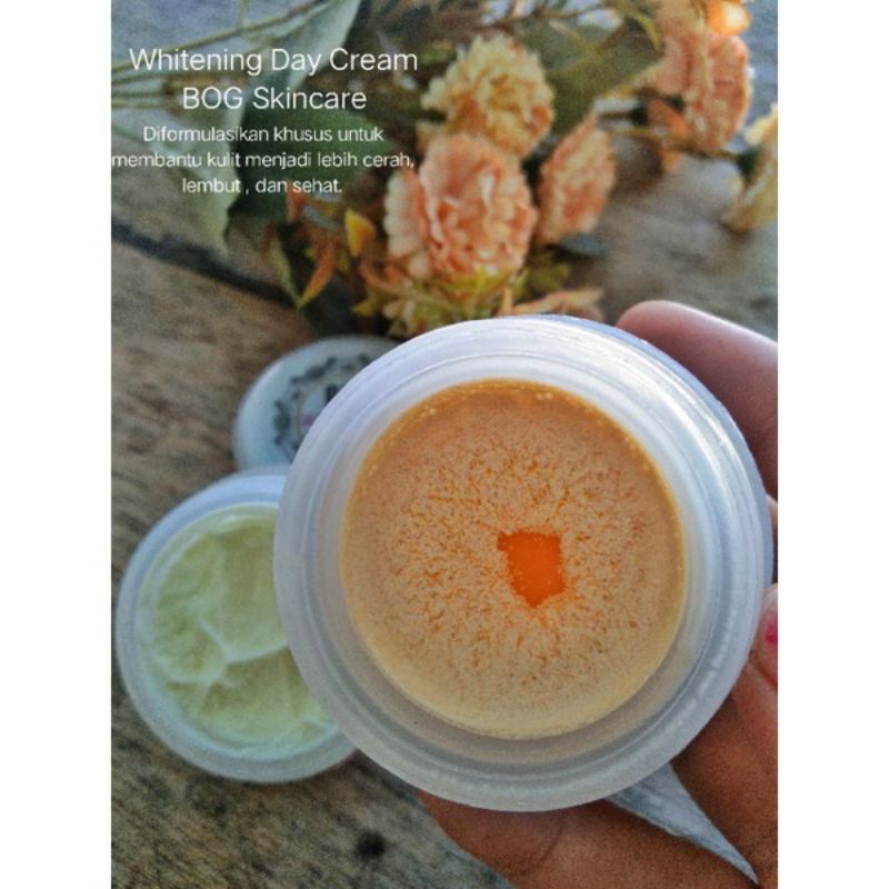day cream bog day cream glowing day cream snowhite/krim siang padat lembut/krim siang bikin glowing 