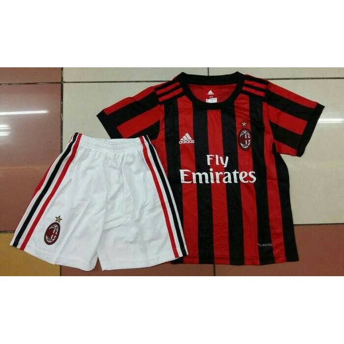 JERSEY KIDS AC MILAN HOME 2017/2018 GRADE ORI