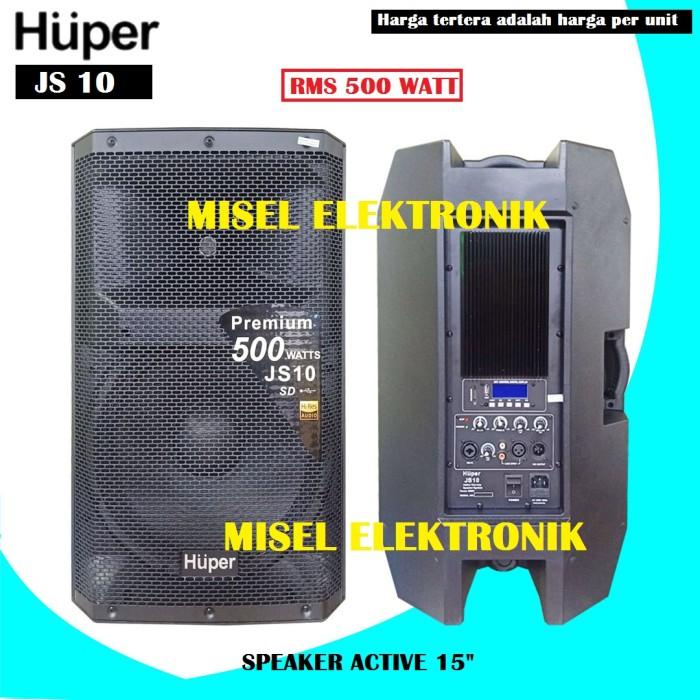 SPEAKER AKTIF 15 INCH HUPER JS10 USB BLUETOOTH 500 WATT ORIGINAL