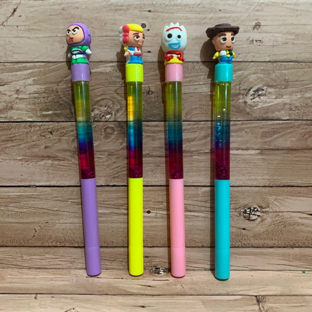 

Pen gel body glitter+air kepala character / pen gel unik