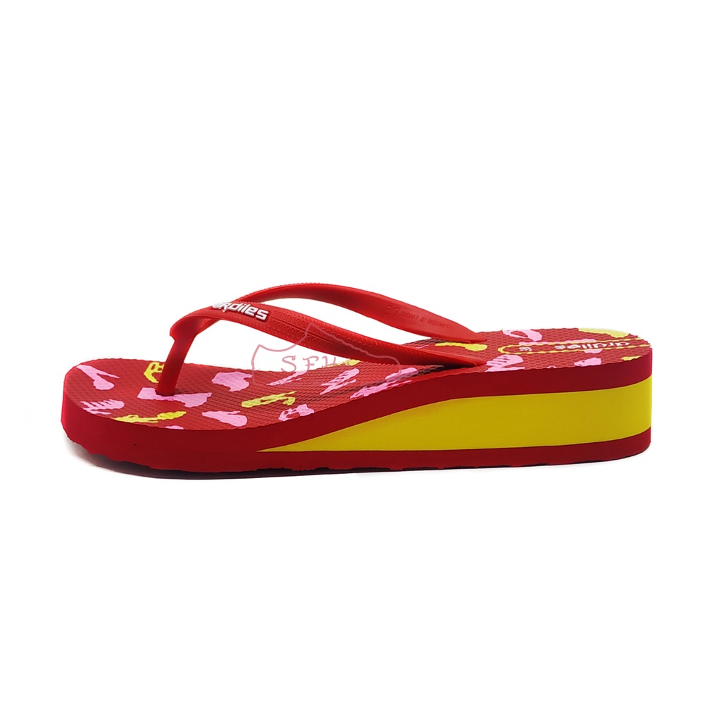 SFH SANDAL WEDGES WANITA ARDILES CURVA  // ARDILES VIBEKE // ARDILES EUSTACIA-VIBEKE MERAH