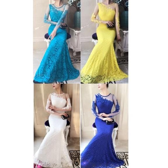 Dress Brukat Mini Minidress Baju Gaun Wanita Brokat Pendek Pesta Nadrilanmarket