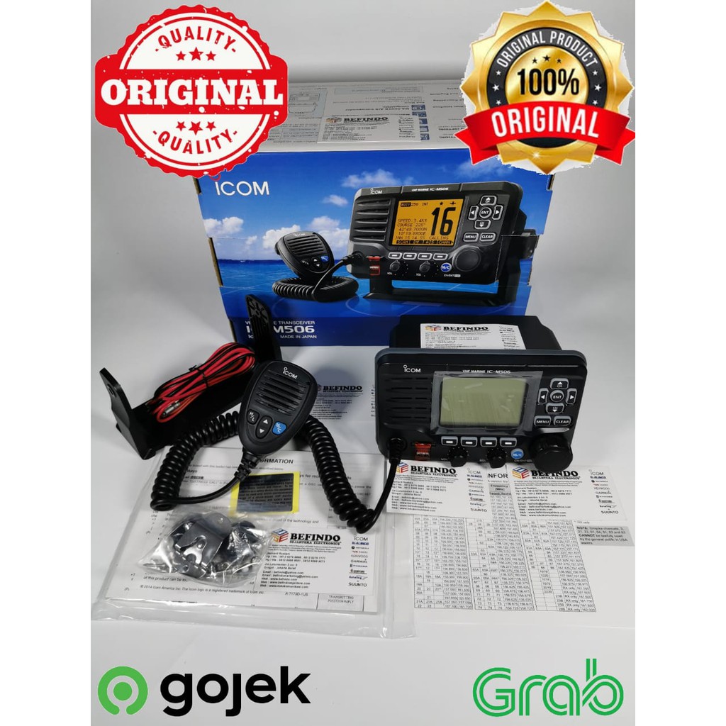 Icom M 506 VHF Marine Original Icom Radio VHF Marine