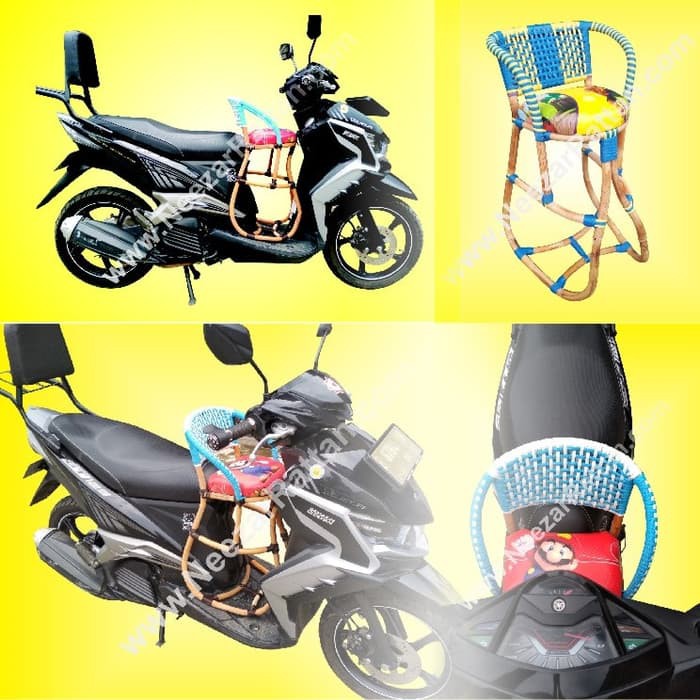 Kursi Bonceng Boncengan  Rotan Motor  Matic 2 Shopee Indonesia