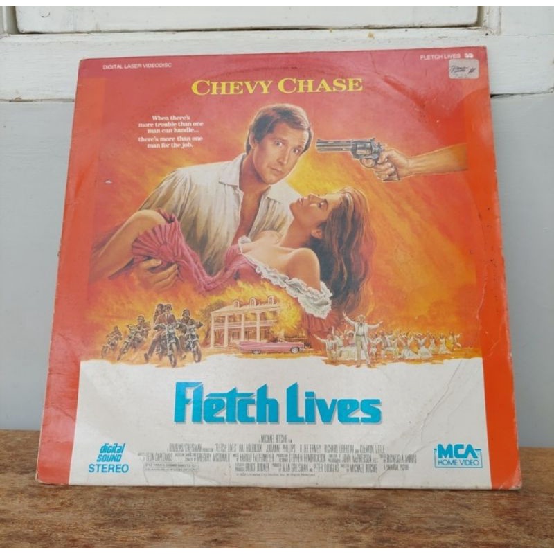 Kaset Laser disc Fletch Lives