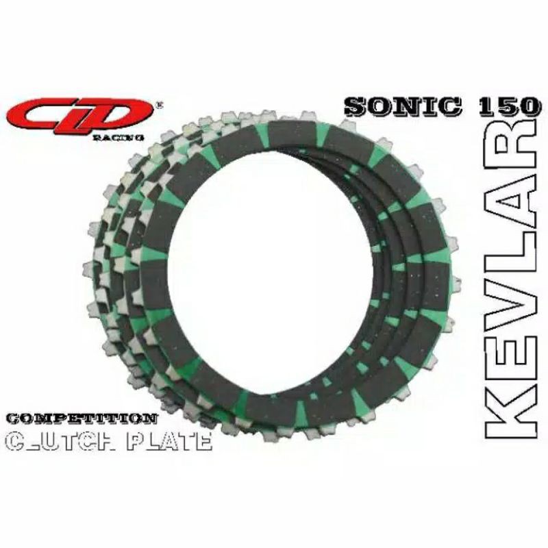 KAMPAS KOPLING RACING CLD TYPE KEVLAR SONIC150,NEW CBR150,NEW CB150R